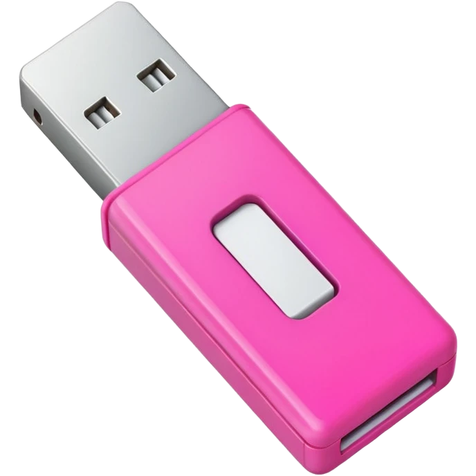 pink falshdrive emoji