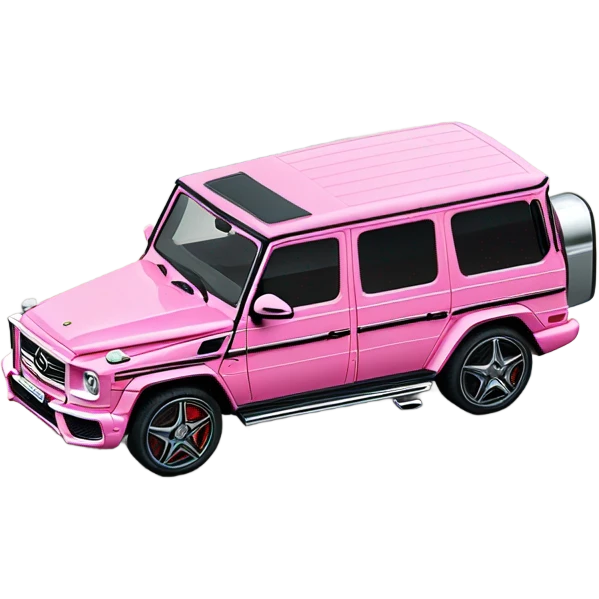 Mercedes-Benz G63 AMG pink emoji