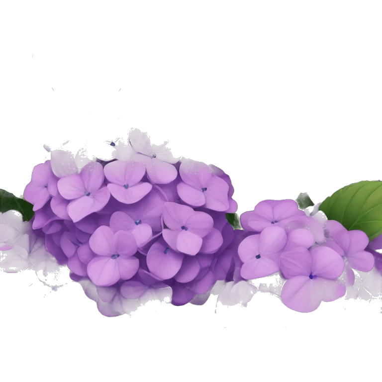 Purple Hydrangea emoji