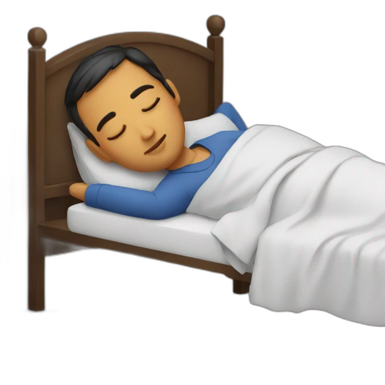 sleeping hindi man emoji