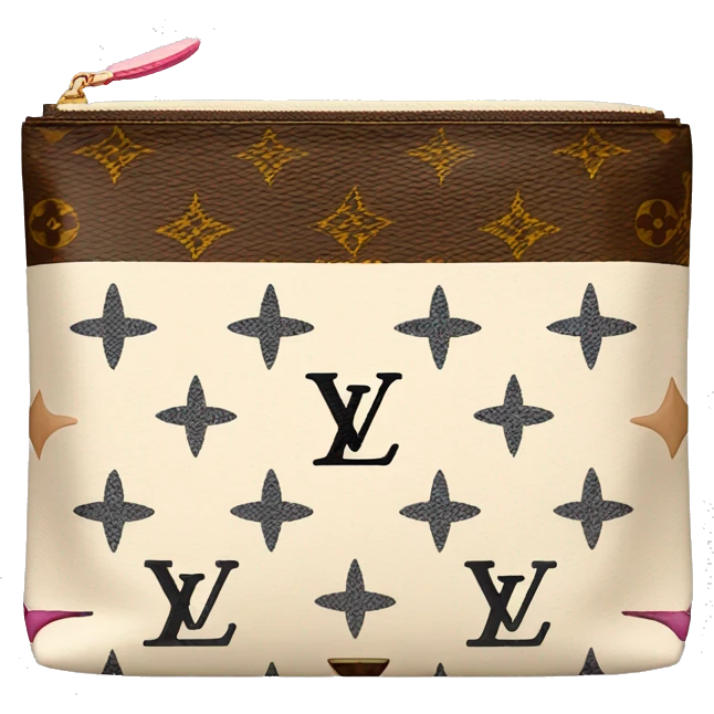 Louis Vuitton cosmetic bag  emoji