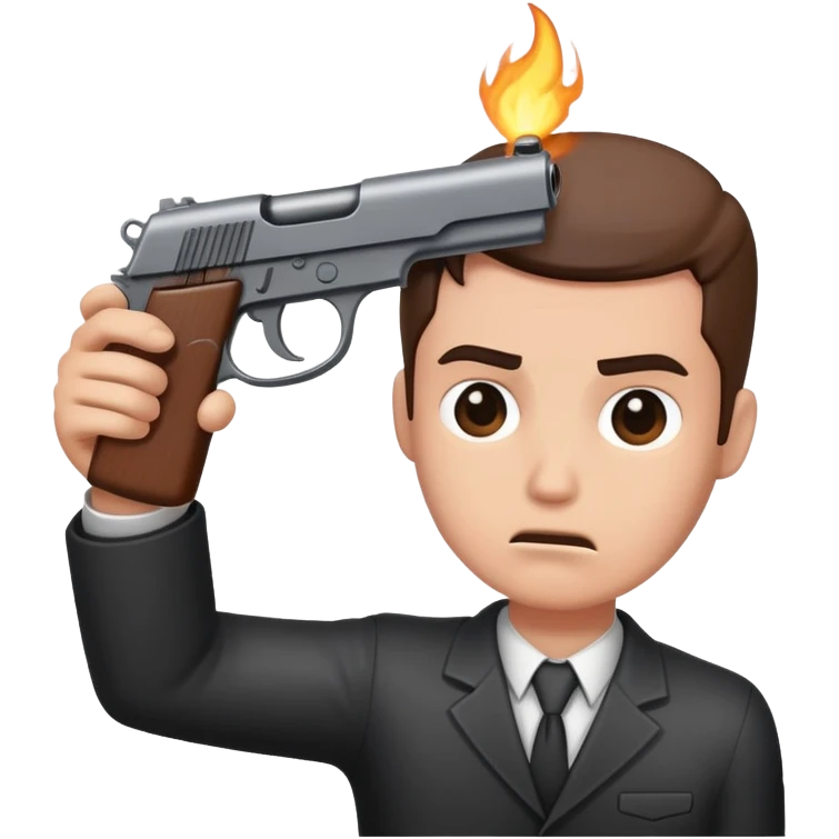 Gun to head emoji