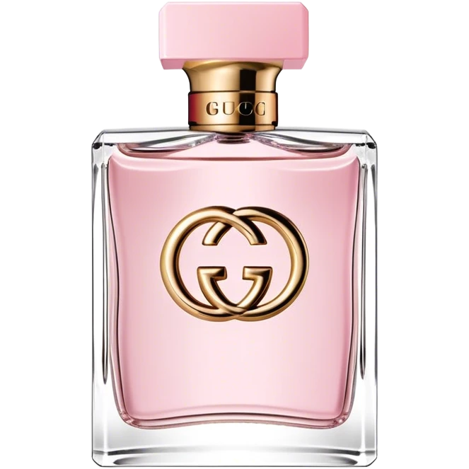Gucci Bloom light pink square perfume bottle  emoji