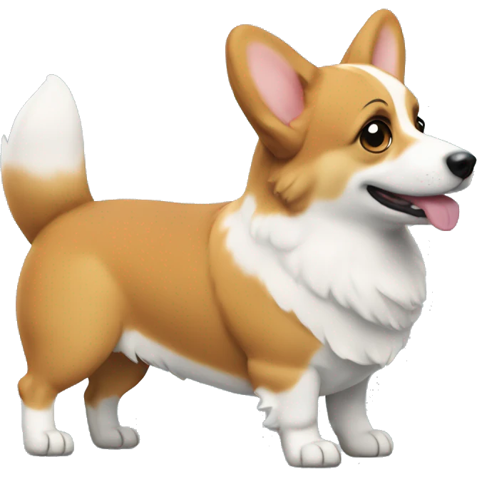 corgi from the back emoji