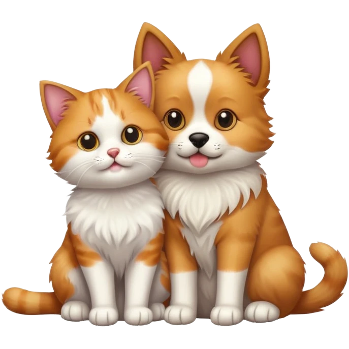 cat dog emoji