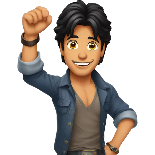 Shahrukh Khan signetar pose emoji