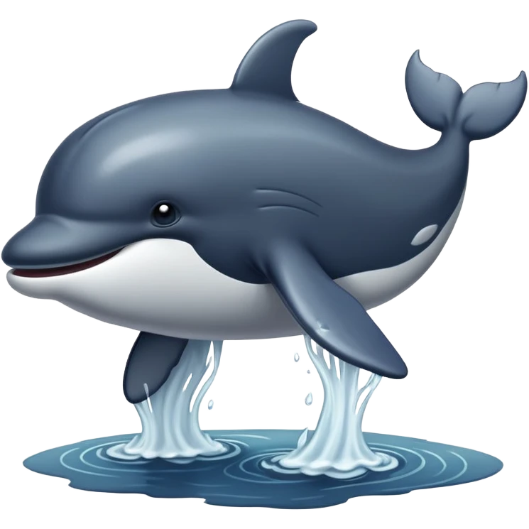 Whale in river  emoji
