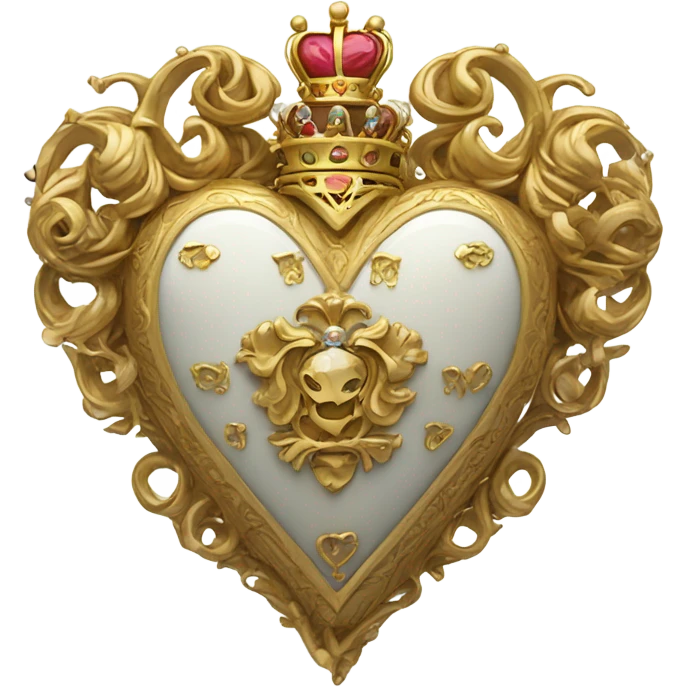 A royal heart emoji