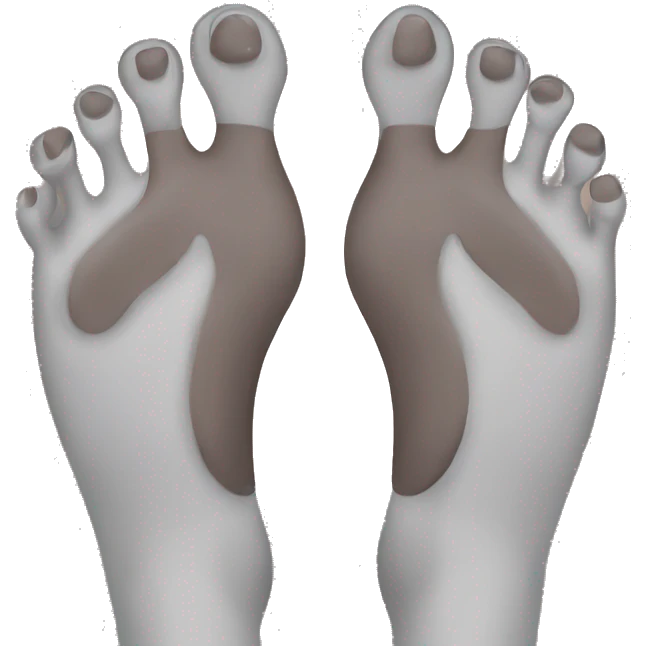 interlocking toes emoji
