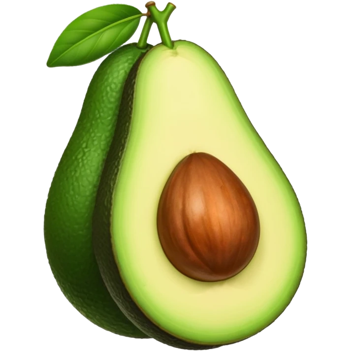 Whole avocado emoji