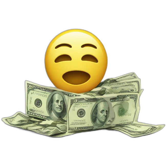 3 "W" surrounded with cash emoji