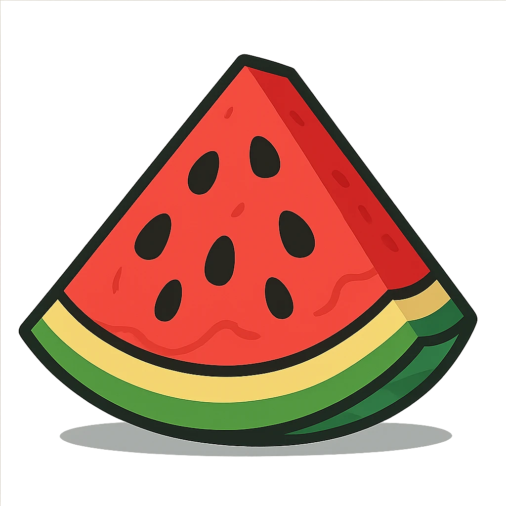 watermelon slice emoji
