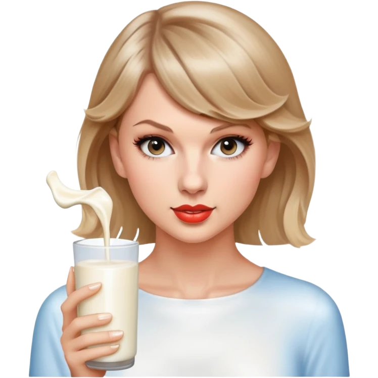 taylor-swift-milk-on-face emoji