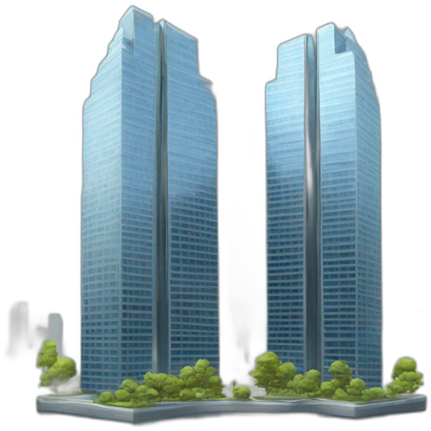 two skyscrapers emoji