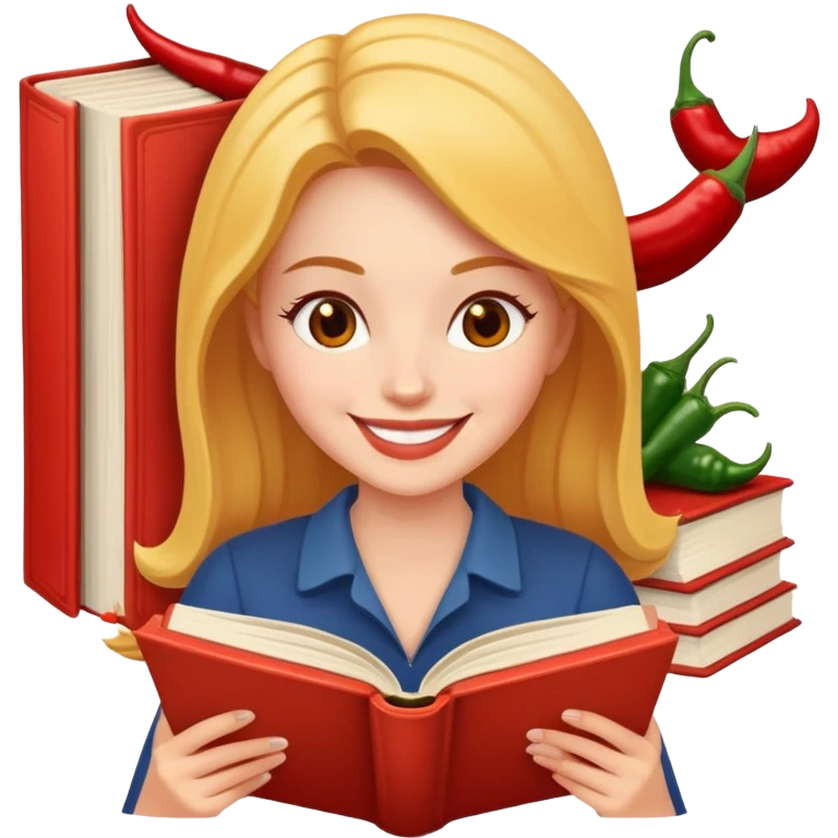 reading spicy book emoji