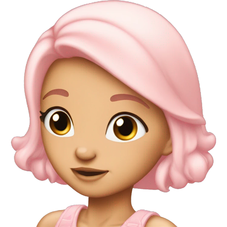 A very very cute bambi pastel pink emoji