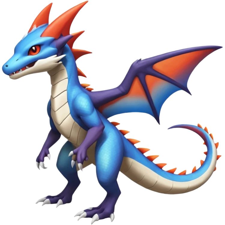 Shiny Noivern-Latios-Marowak-Salandit-Fakémon-hybrid-creature (full body)  emoji