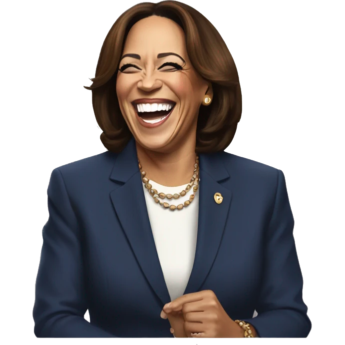 Kamala Harris Laughing emoji