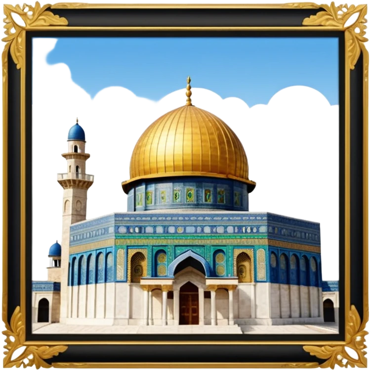 Dome of the rock, Palestine emoji