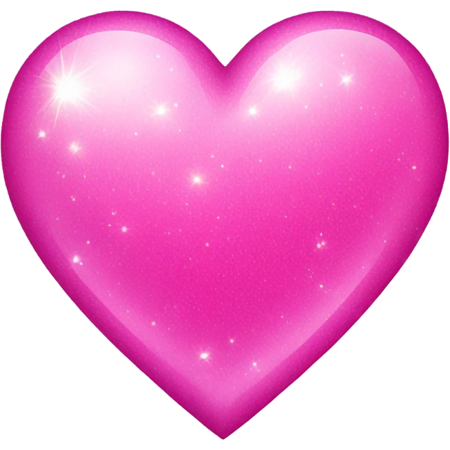 Sparkle with pink heart  emoji