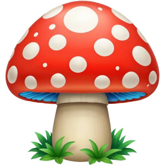  psychedelic party mushroom  emoji