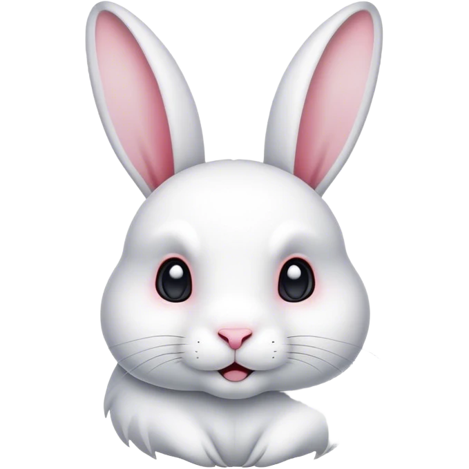 Un conejo blanco  emoji