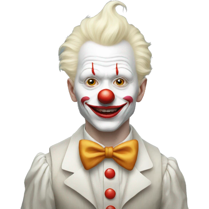 albino clown  emoji