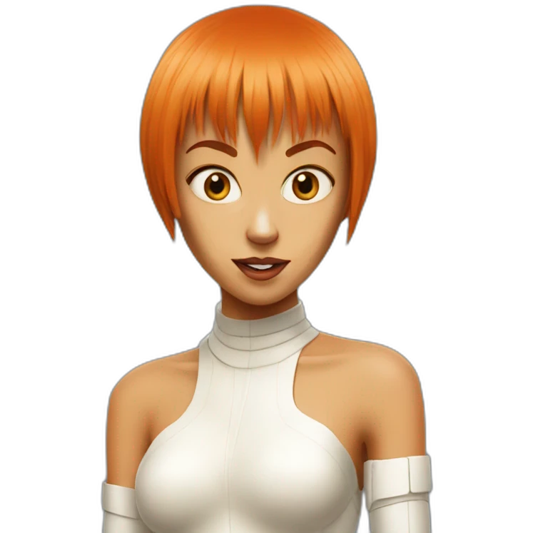 Leeloo of the fifth element emoji