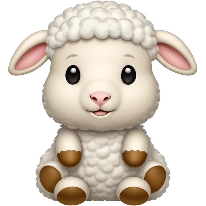 stuffed lamb jellycat emoji