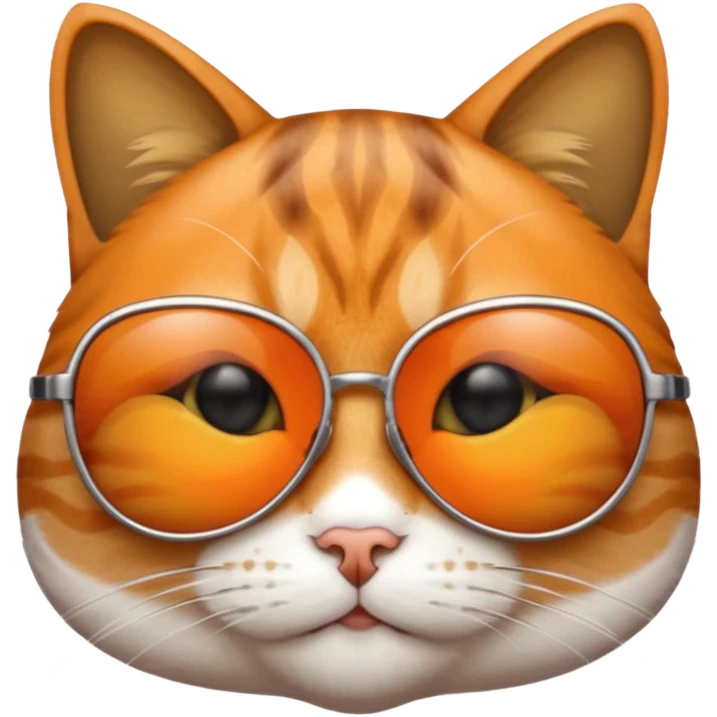 Cat wearing sunglasses emoji