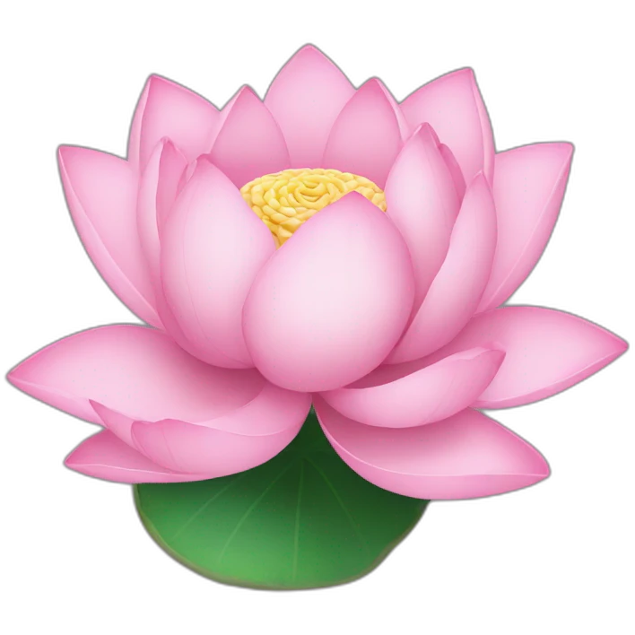 Lotus rose emoji