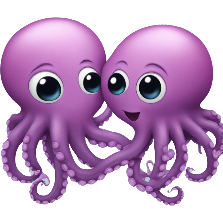 octopus in love emoji