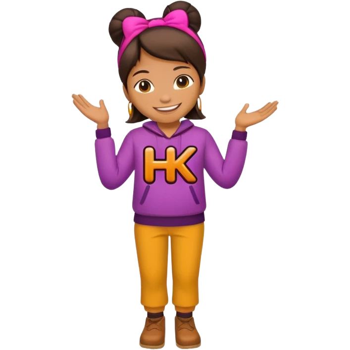 Person Posing as the letters HK emoji