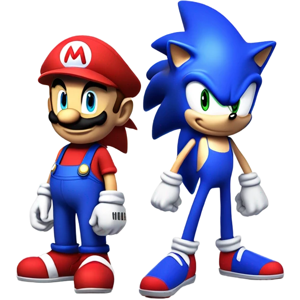 sonic and mario emoji