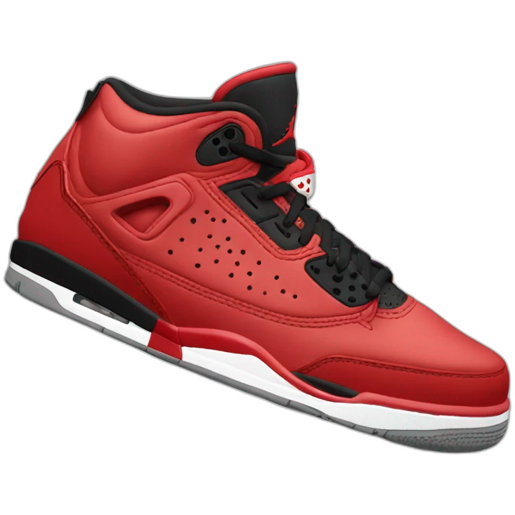 Jordan shoes red  emoji