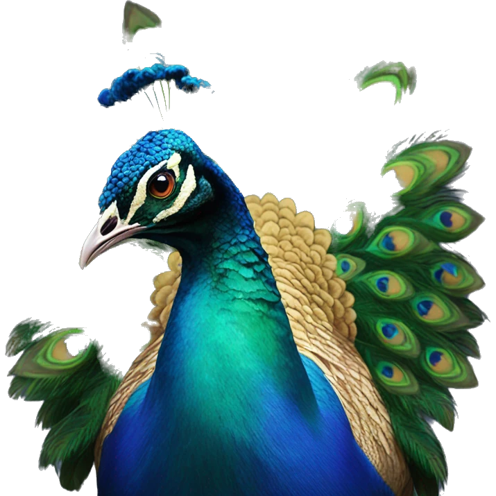 peacock 🪶 emoji