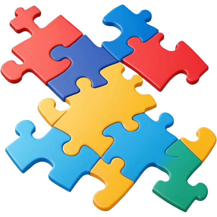puzzle pieces fitting together emoji