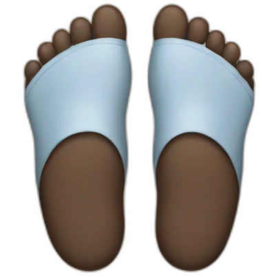 Giant feet emoji