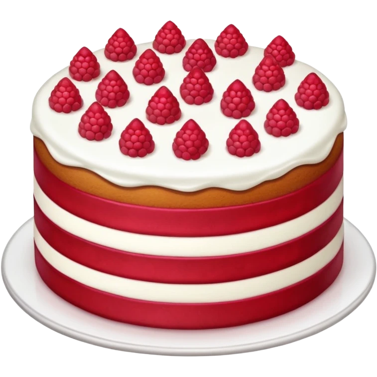raspberry cake emoji