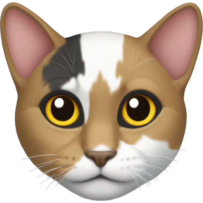 Gato tricolor  emoji