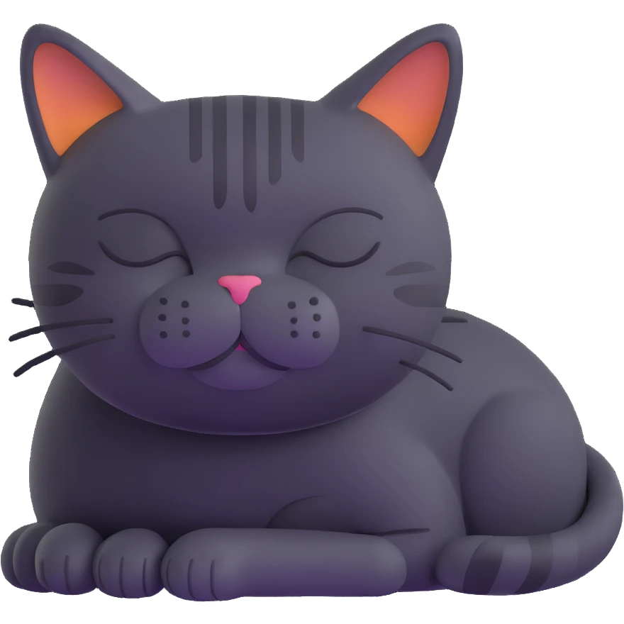 sleepy cat emoji