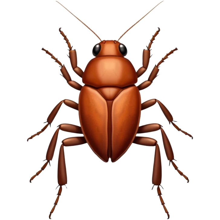 Cockroach With Big Eyelashes emoji