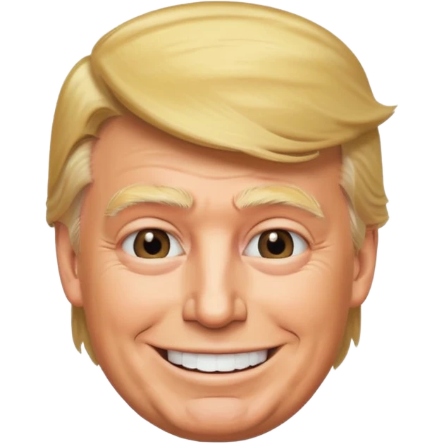 Donald trump smiling emoji emoji