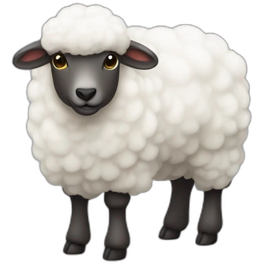 un mouton à 5 pattes emoji