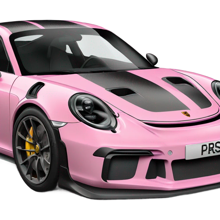 2024 Porsche 911 GT3RS, Pink with carbon fiber accents emoji