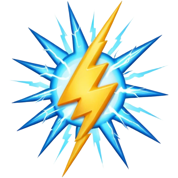Lightning emoji