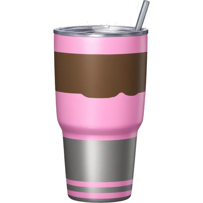 Pink Stanley tumbler emoji