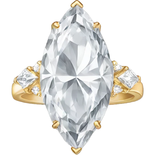 marquise diamond ring emoji