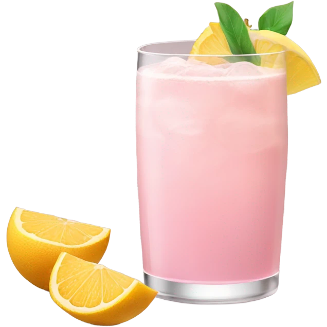 Pastel pink drink emoji