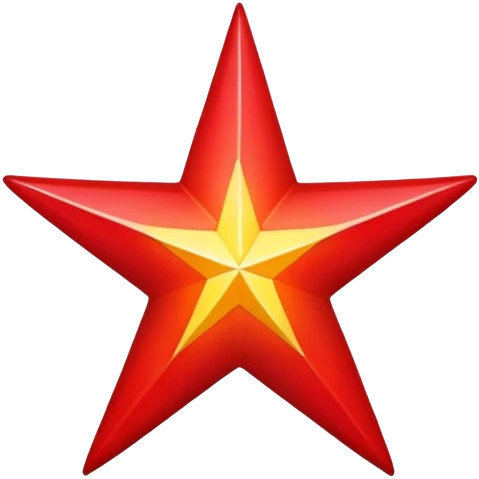 Estrella roja emoji